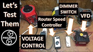 Will A Dimmer Switch or Transformer Control An Induction Motor