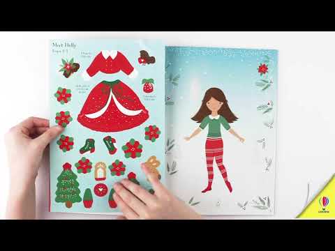 Книга Little Sticker Dolly Dressing: Christmas video 1