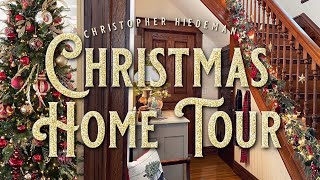 Christmas Home Tour - Christopher Hiedeman&#39;s Christmas Decorating - Historic 1898 Home Tour