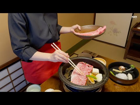 Wagyu Sukiyaki - High-end Food in Tokyo