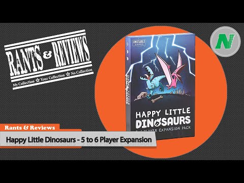 Rants And Reviews: Happy Little Dinosaurs - 5 To 6 Player Expansion