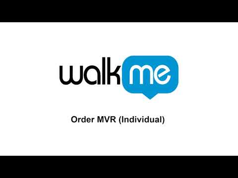 Order Mvr Individual