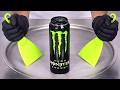 Monster Energy Ice Cream Rolls Satisfying Visual ASMR