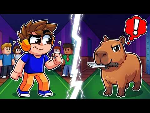 VIRAMOS CAPIVARAS no ASSASINOS do Roblox! (MURDER)