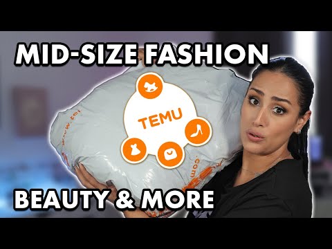 MIDSIZE TEMU FASHION HAUL | NEW TOPS, SHOES & BEAUTY PRODUCTS!