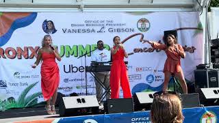 The Cover Girls &quot; Don&#39;t Stop Now &quot; vocalist Evelyn Escalera Viktor Reznikov The Bronx NYC 2023