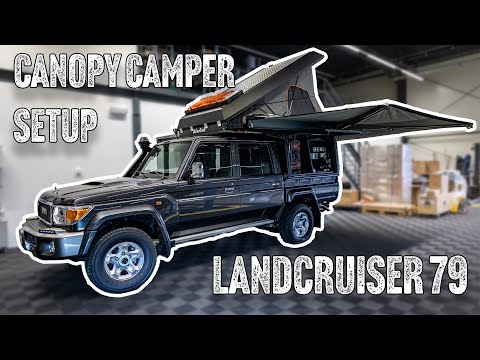 Toyota Landcruiser 79 V8 Diesel with Alu-Cab Canopy Camper Setup | Product Showcase