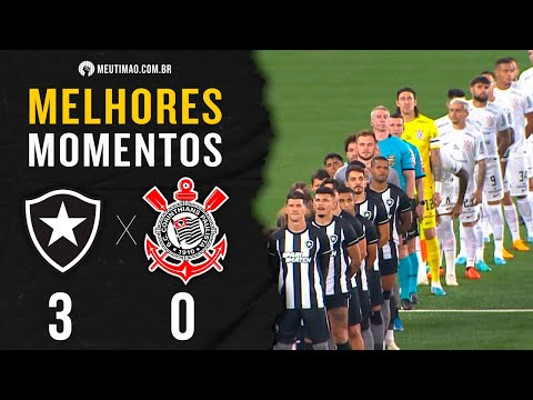 Botafogo 3x0 Corinthians | Melhores momentos | Campeonato Brasileiro 2023