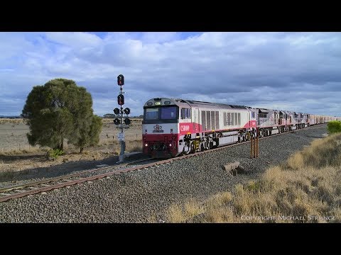 SCT 5PM9 Freight Train With Crew Car (5/5/2019) - PoathTV Australian Railways