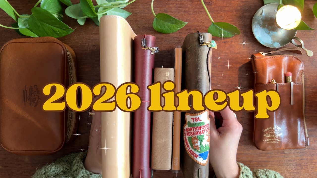 ✨ 📚 My 2026 PLANNER LINEUP! | Midori Hibino, Traveler's Notebook, Hobonichi Weeks, 5-year