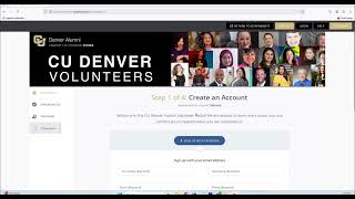 Sign up for an activity on CU Denver Volunteers