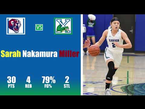 Sarah Nakamura Miller 2024 - Perry vs Xavier II Highlights
