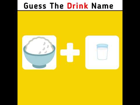 Guess The Drink Name Pt-20. #youtubeshorts #shorts