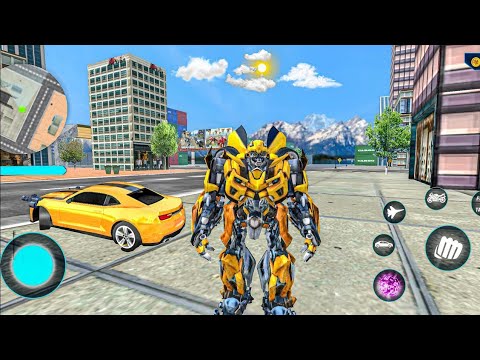 Bumblebee Jet Bike Car Multiple Transformation Robot Game 2023 - Android Gameplay.