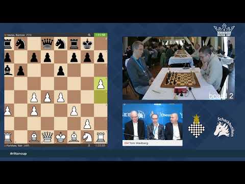 51st Rilton Cup round 9, interview winner GM Vitaly Sivuk