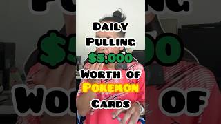 Daily Pulling $5,000 Worth of Pokemon Cards #pokemoncommunity #pokemoncards #marathontraining