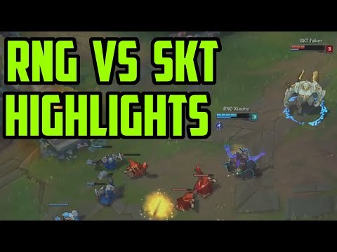 RNG vs SKT Highlights - Worlds 2017 Semi Final 1 (All Games)