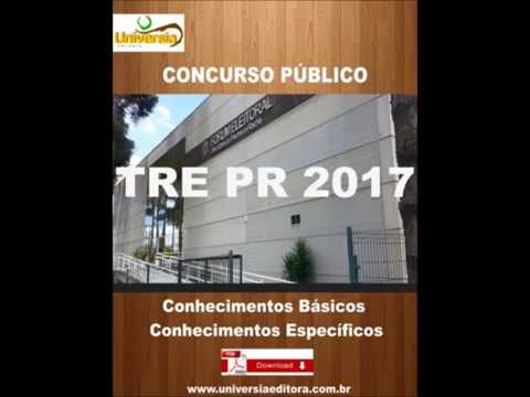 APOSTILA TRE PR 2017 ANALISTA JUDICIÁRIO BIBLIOTECONOMIA - NOVO EDITAL