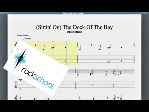sittin on the dock of the bay Rockschool Grade 2 Acoustic Guitar