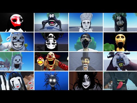 Roblox Creepy Jumpscares Horror Obby,Ronie Clown,Yurei Boss Fight,Mote & Twin Mimic,Survive Bugi Man