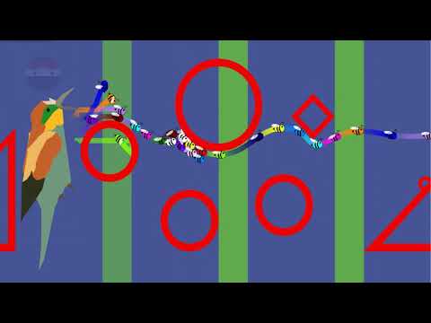 marble race  :  Escape From Bird Attack -  Survival Marble Race in Algodoo