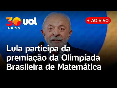 Lula participa ao vivo da premiação da 20ª Olimpíada Brasileira de Matemática das Escolas Públicas