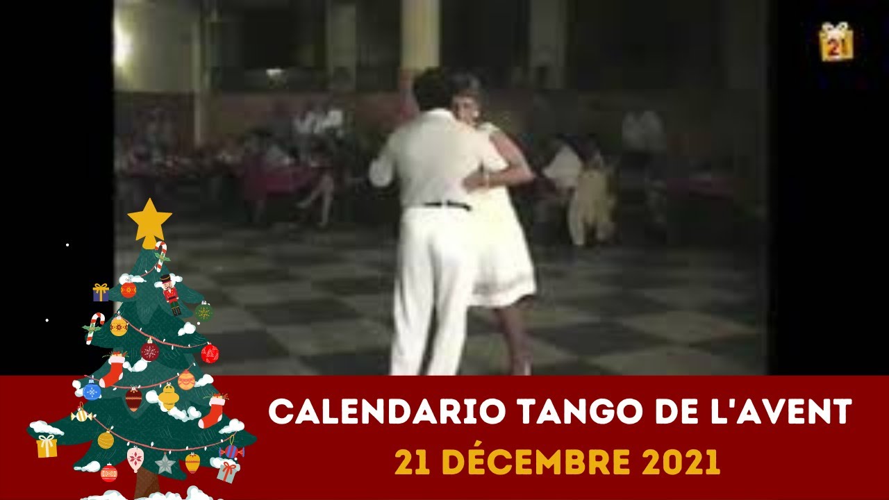Calendario Tango 21/En homenaje a Elvira y Osvaldo Agudio bailan Carlos y Nati Moyano, 1995