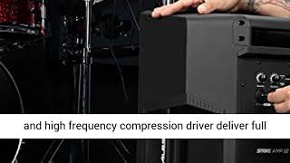 Video thumbnail for Alesis Strike Amp 12  2000 Watt Ultra Portable Powered Drum Speaker  Amplifier With 12 Inch Woofer, by Watch Review First Then Buy