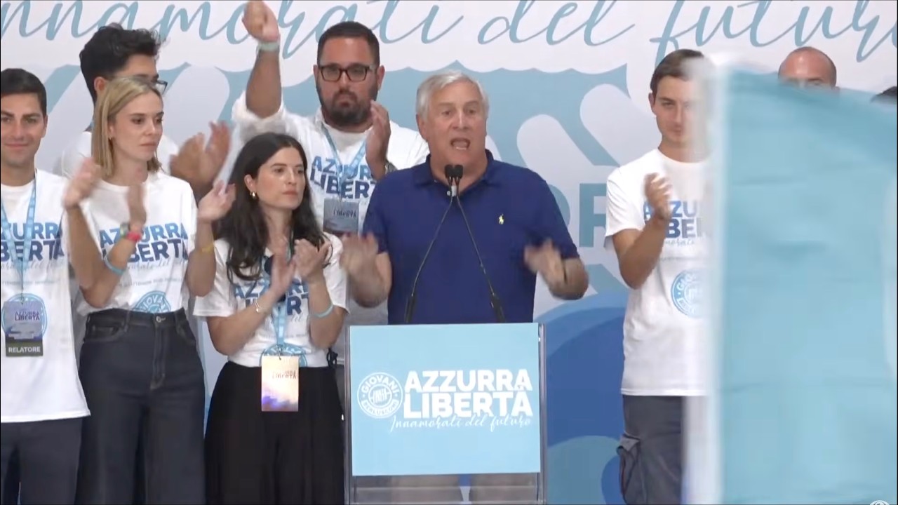 ANTONIO TAJANI CHIUDE LA FESTA NAZIONALE DEI GIOVANI DI FORZA ITALIA