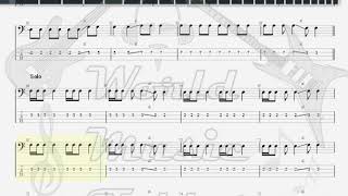 JJ72   Gherkin BASS GUITAR TAB