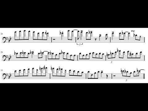 Blues to Go - Carl Fontana Trombone Solo Transcription