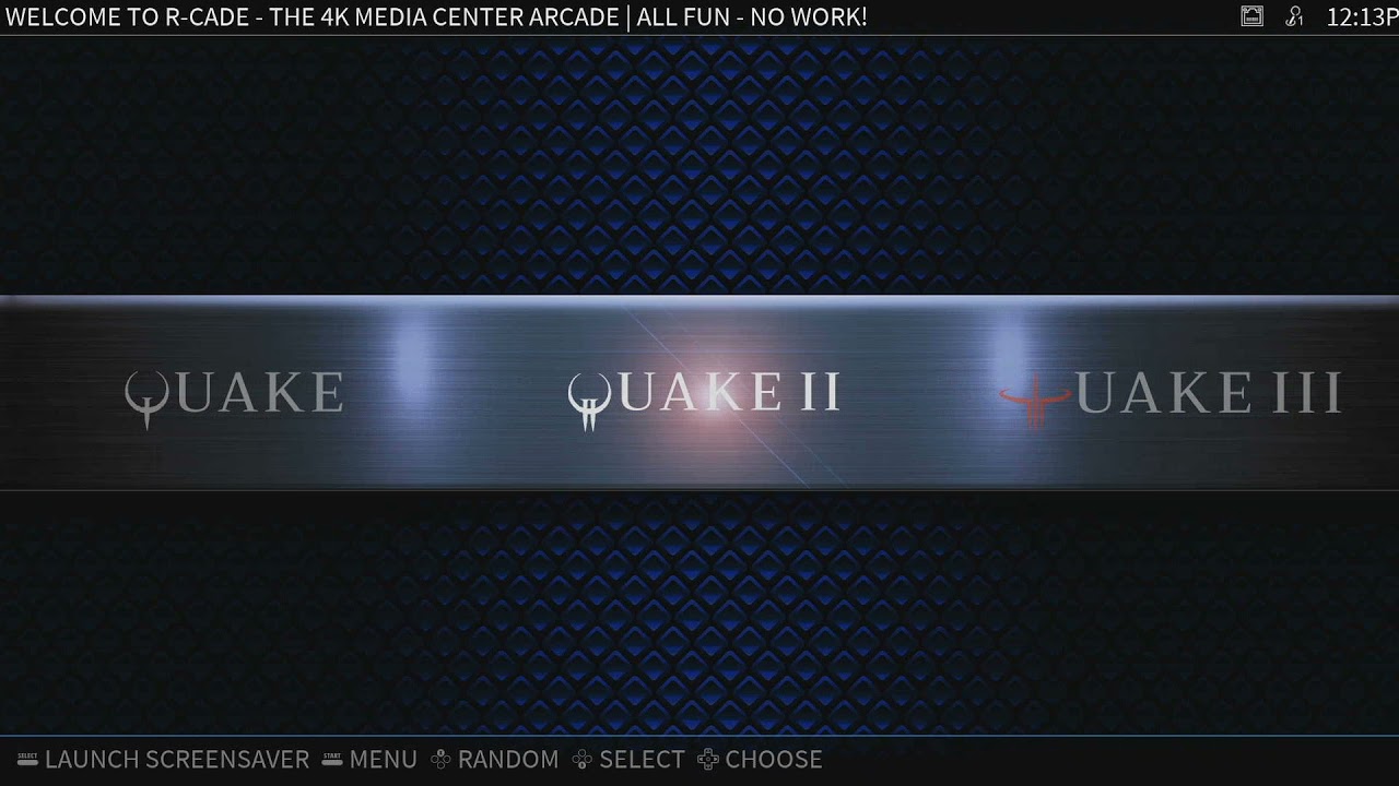 R-Cade Game List Carousel