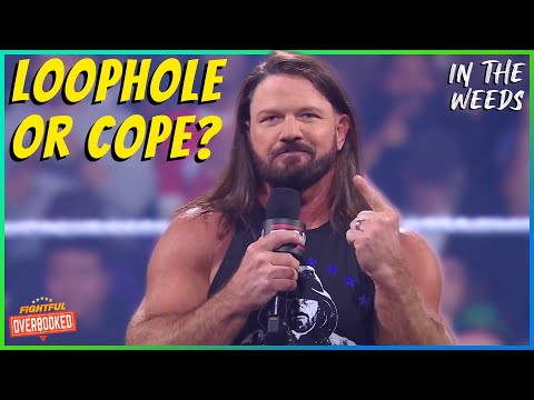 AJ Styles Retiring From WWE…..Not Wrestling? | In The Weeds 1/27/26