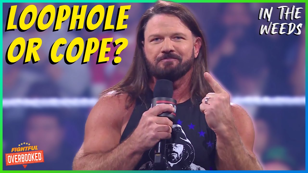 AJ Styles Retiring From WWE…..Not Wrestling? | In The Weeds 1/27/26
