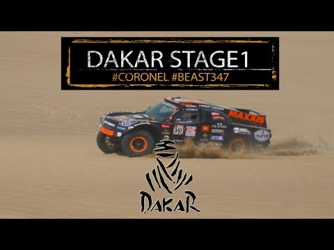 Dakar 2018 stage 1, difficult start for Tim and Tom Coronel in the Beast