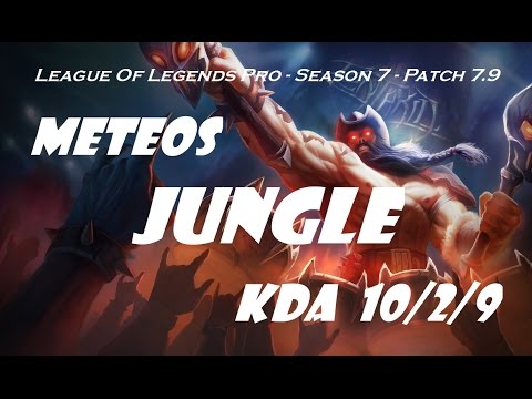Jungle - Meteos as Olaf vs Tryndamere Patch 7.9 - League Of Legends Pro Ranked Challenge