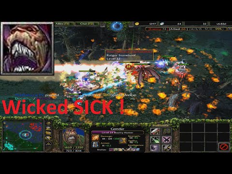 DotA 6.83d - Gondar, Bounty Hunter Wicked SICK !