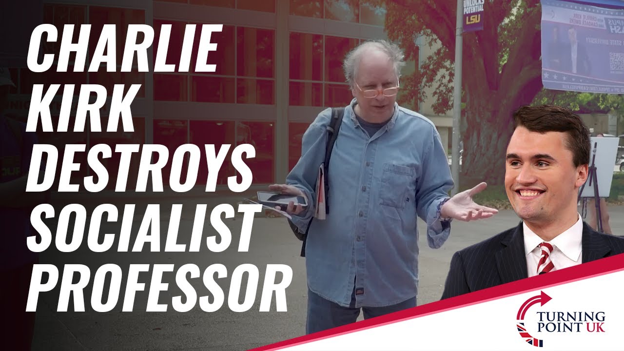 Charlie Kirk Destroys Socialist Professor