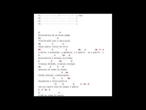 Carta aos Missionários - Biquini Cavadão