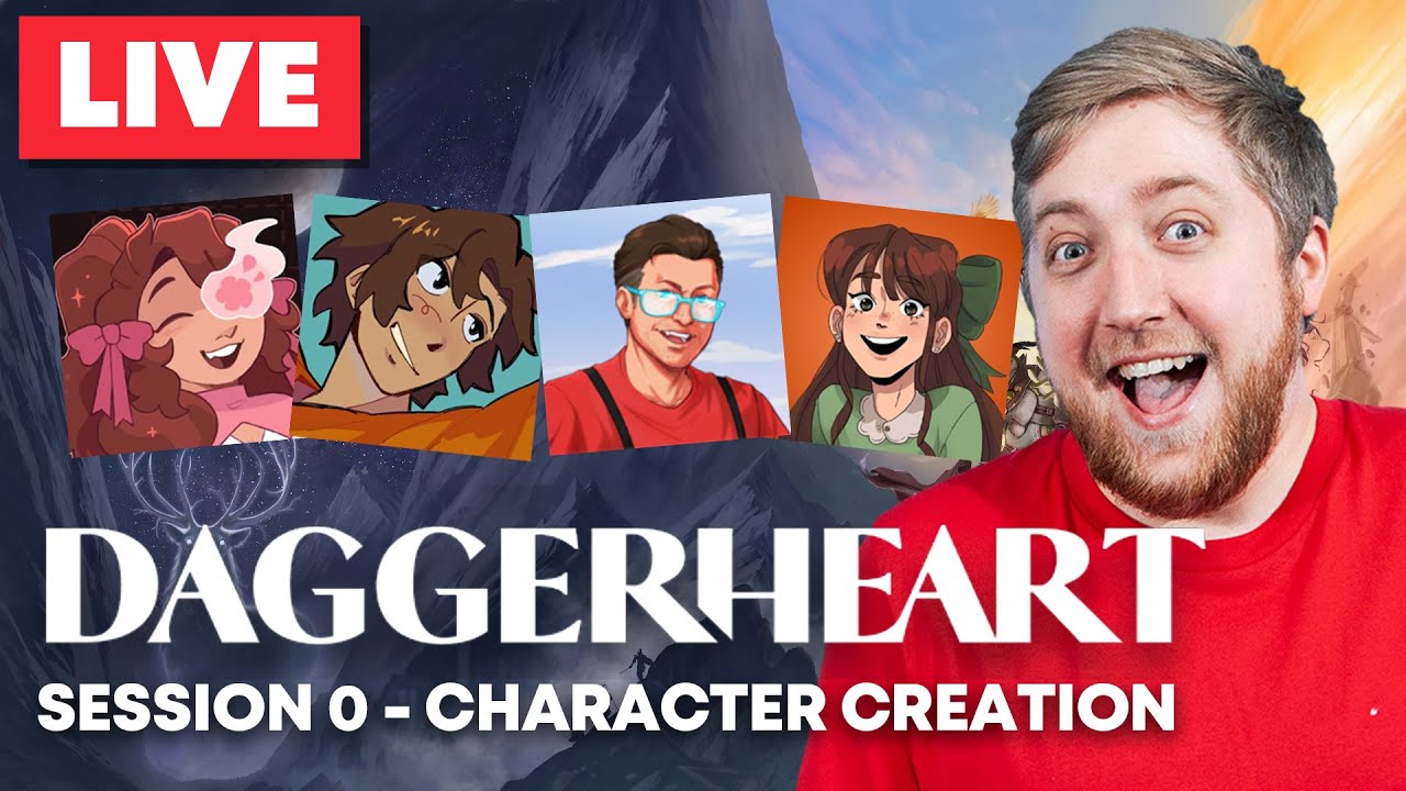 🔴 DAGGERHEART SESSION ZERO with Ren, Graecie, Owen and Cherri!