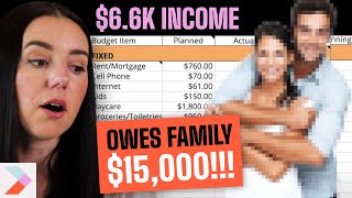 Owes Family $15,000 | Millennial Real Life Budget Review Ep. 31