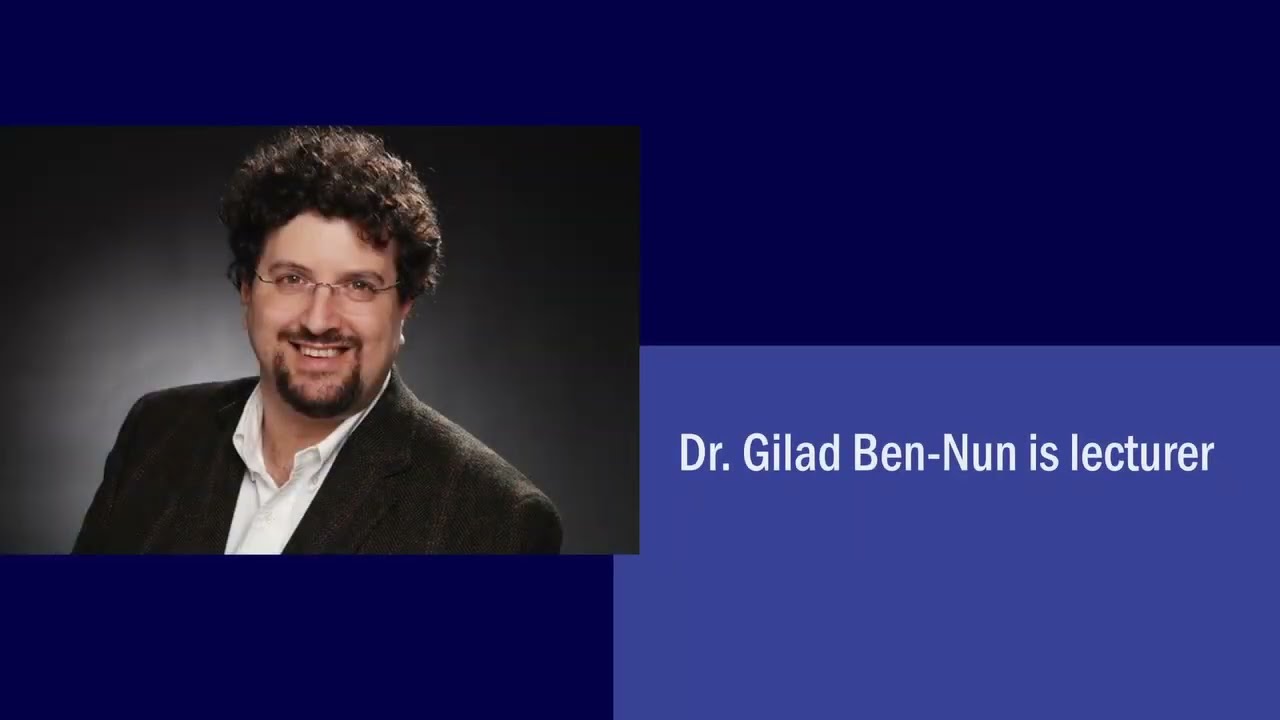 Interview with new GESI lecturer and senior researcher, Gilad Ben-Nun