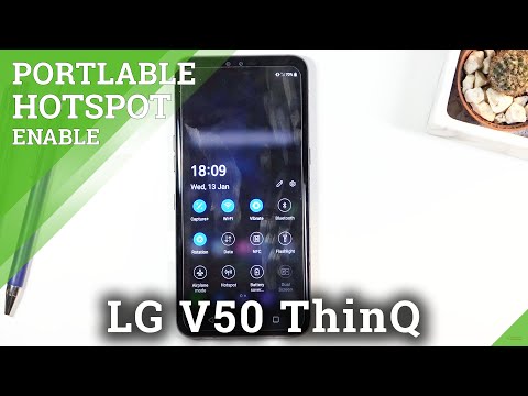 How to Create Portable Hotspot in LG V50 ThinQ – Wi-Fi Access Point