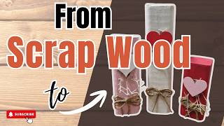 🤯Scrap Wood Shabby Chic DIY: Ditch the Dollar Store Decor and Make This!