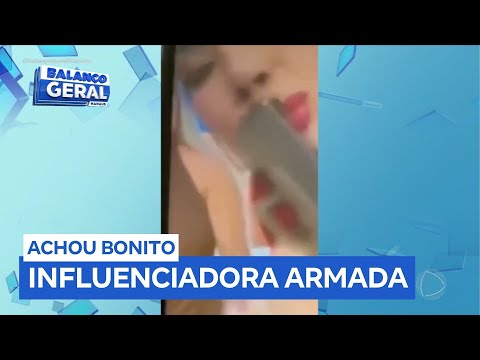 Blogger from Manaus deletes video holding a gun after negative reaction.