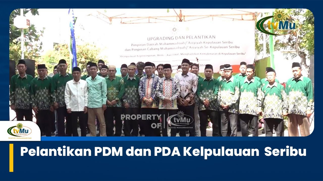 PWM DKI Jakarta Lantik PDM dan PDA Kepulauan Seribu Periode 2022–2027