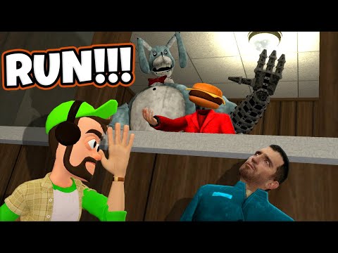 Bon the Rabbit Checked Into Our Haunted Motel! (Gmod with Spycakes & OB)