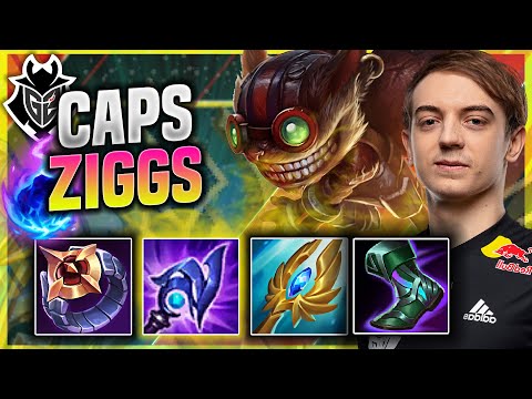 CAPS TRIES SOME ZIGGS MID! - G2 Caps Plays Ziggs  MID vs Renekton! | Season 11