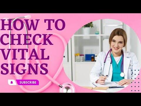 How to check vital Signs Nursing: Respiratory Rate, Pulse, Blood Pressure, Temperature, Pain, Oxygen