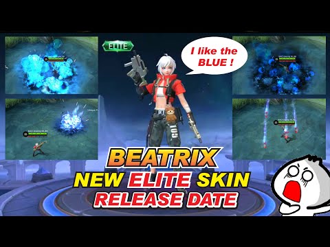 Beatrix NEW ELITE SKIN Blitz Attack ( HAWKEYE BOLT ) Release date and Skill Effects Mobile Legends